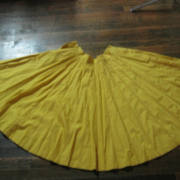 Authentic Project Alabama Handmade Yellow M Skirt - Picture 2 of 6